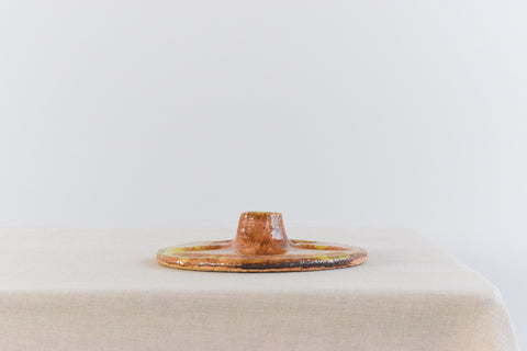 Vintage Hand Made Ceramic Studio Pottery Candle Holder