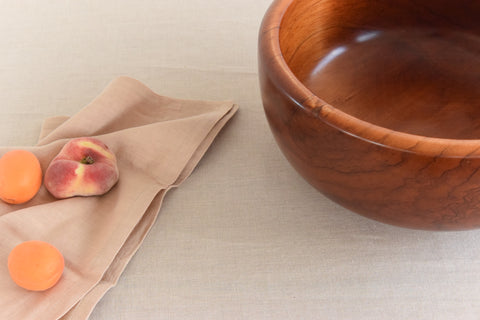 Vintage Handcrafted Rimu Wooden Bowl by Carey Dillon New Zealand