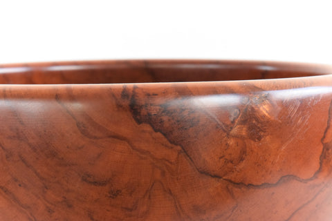 Vintage Handcrafted Rimu Wooden Bowl by Carey Dillon New Zealand
