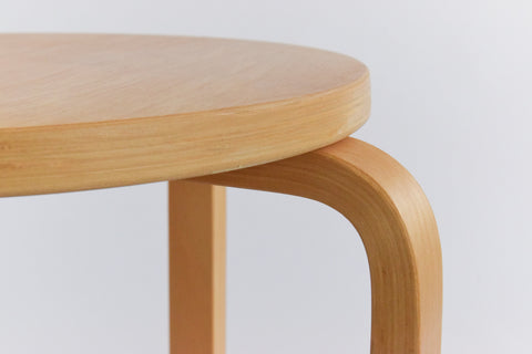 Set of Four 1999 IKEA FROSTA Bent Plywood Stools
