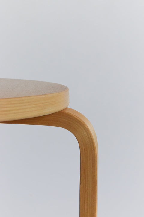Set of Four 1999 IKEA FROSTA Bent Plywood Stools