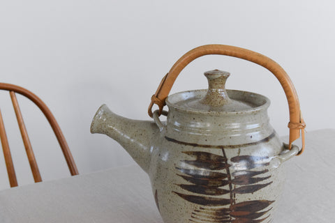 Vintage Japanese Style Studio Pottery Tea Pot
