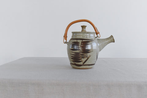 Vintage Japanese Style Studio Pottery Tea Pot