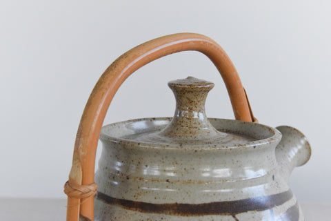 Vintage Japanese Style Studio Pottery Tea Pot