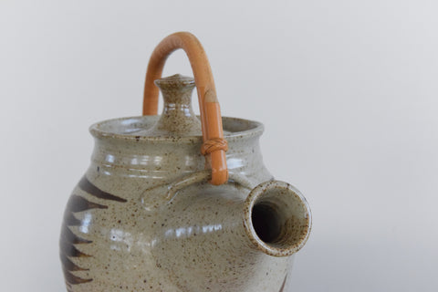 Vintage Japanese Style Studio Pottery Tea Pot