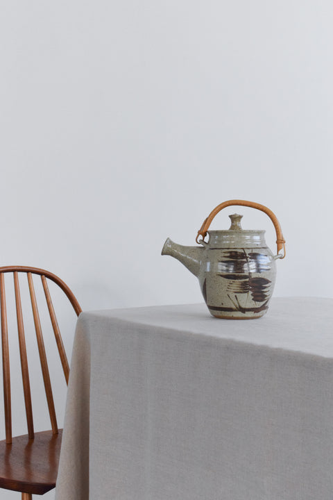 Vintage Japanese Style Studio Pottery Tea Pot