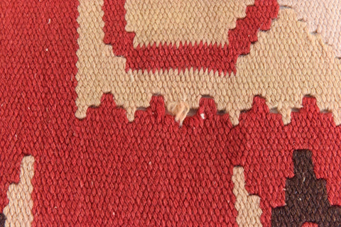 Vintage Wool Kilim Cushion With Duck Down Feather Insert