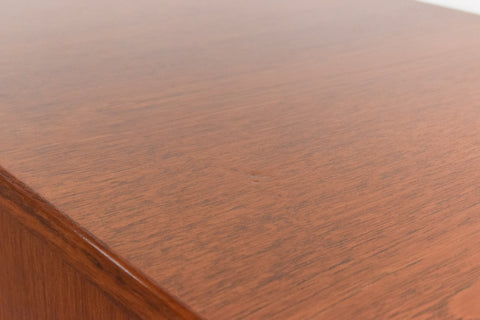 Vintage Rare Teak Tambour Door Cabinet by Heinrich Roepstorff for Danmøbel