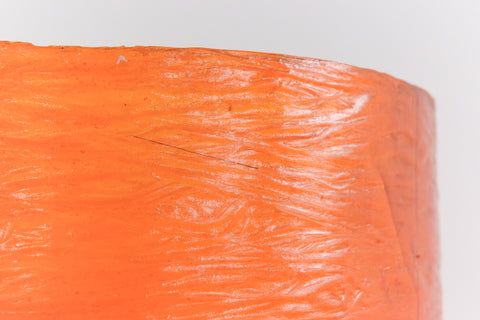 Vintage Large Orange Fibreglass Rocket Style Floor Lamp