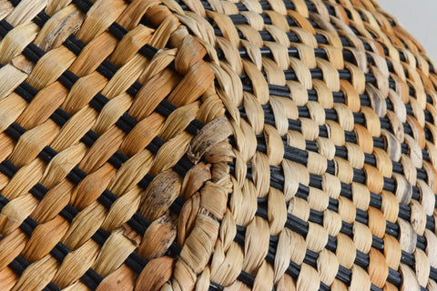 Vintage Large Rustic Wicker / Woven Basket Bowl