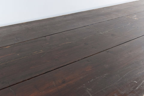Vintage Large Rustic Wooden Folding Trestle Table