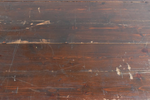 Vintage Large Rustic Wooden Folding Trestle Table