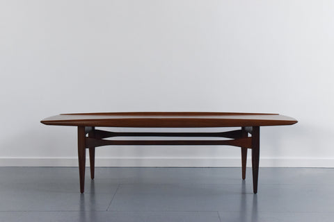 Vintage Long Teak Coffee Table