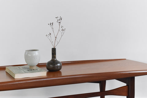 Vintage Long Teak Coffee Table