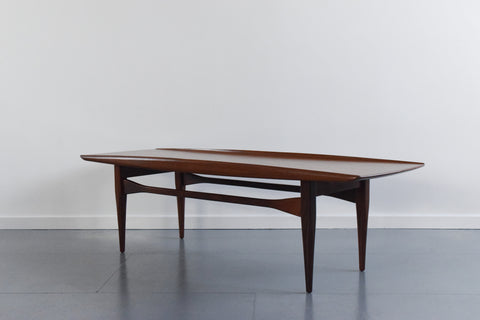 Vintage Long Teak Coffee Table