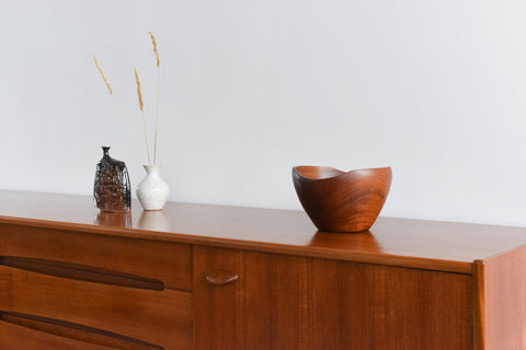Vintage Long Teak Sideboard by Younger