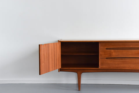 Vintage Long Teak Sideboard by Younger