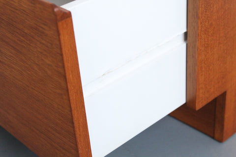Vintage Low Teak Drawers / Media Unit by Beaver & Tapley