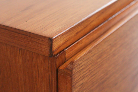 Vintage Low Teak Drawers / Media Unit by Beaver & Tapley