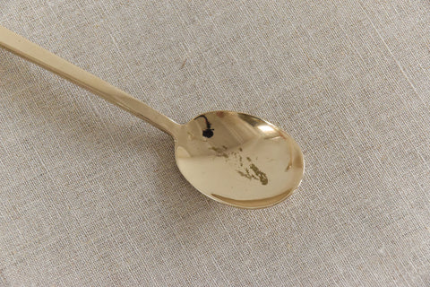 Vintage 1950s 32 Piece Gold Cutlery Set in the Manner of Scanline by Sigvard Bernadotte