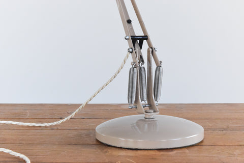 Vintage Mushroom Beige Anglepoise Apex 90 Lamp by Herbert Terry & Sons