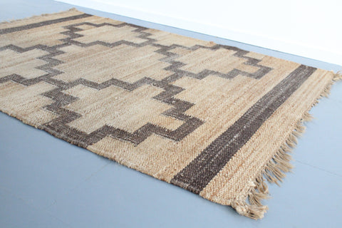 Vintage Natural Jute / Seagrass Patterend Rug