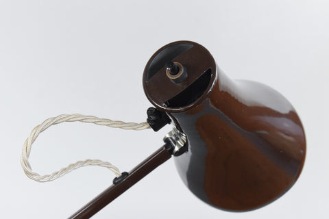 Vintage Nugget Brown Anglepoise Apex 90 Lamp by Herbert Terry & Sons