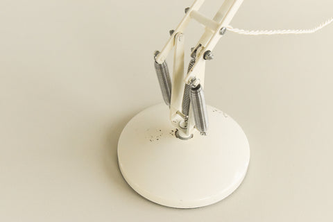 Vintage Off White Anglepoise Apex 90 Lamp by Herbert Terry & Sons