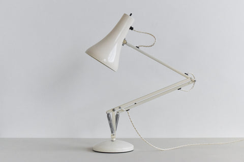 Vintage Off White Anglepoise Apex 90 Lamp by Herbert Terry & Sons