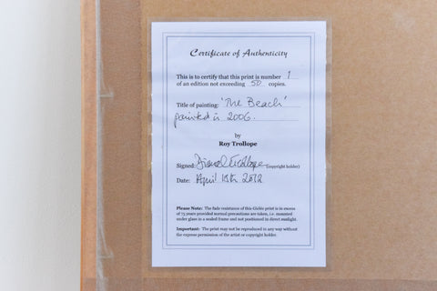 Contemporary Framed Giclée Print by Artist Roy Trollope