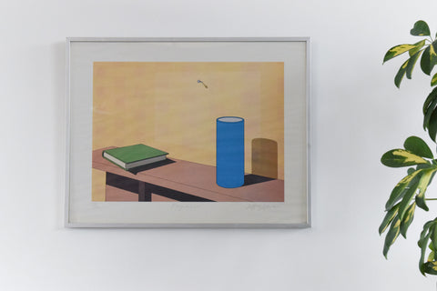 Vintage Original Screen Print by Jeffery Edwards Titled 'Plagiarism'