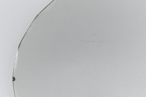 Vintage Frameless Oval Bevelled Mirror