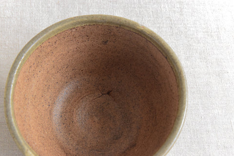 Vintage Pair of Small Rustic Studio Pottery Bowls