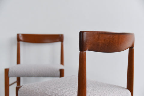 Vintage Pair of Teak Dining Chairs by H.W. Klein for Bramin