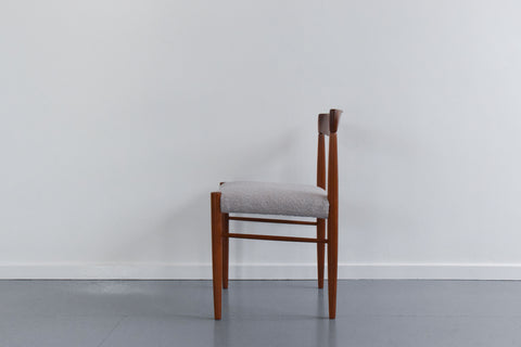 Vintage Pair of Teak Dining Chairs by H.W. Klein for Bramin