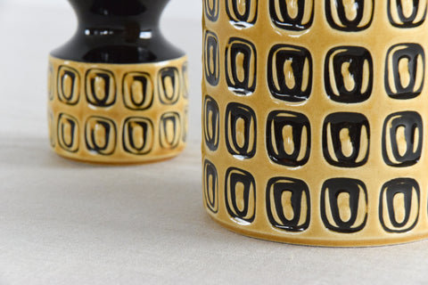 Vintage Pair of Vases by John Clappison for Hornsea Pottery