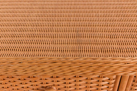 Vintage Rattan Chest of Drawers