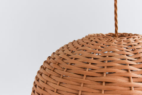 Vintage Small Rattan Light Shade