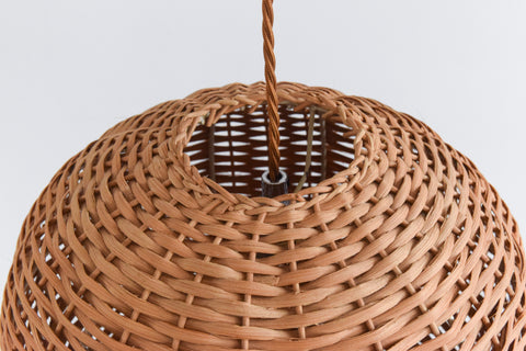 Vintage Small Rattan Light Shade