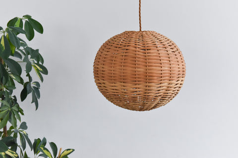 Vintage Small Rattan Light Shade