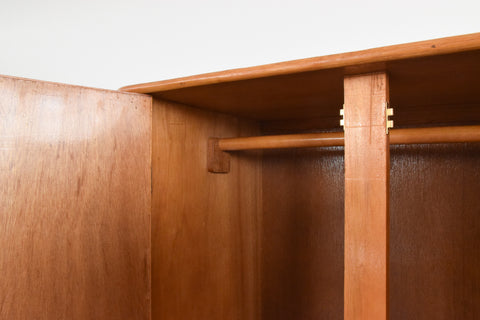 Vintage Rattan Wardrobe