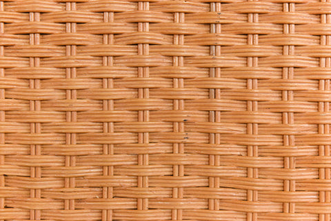 Vintage Rattan Wardrobe
