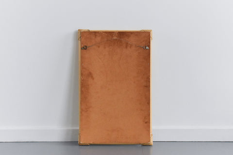 Vintage Rectangular Bamboo Mirror