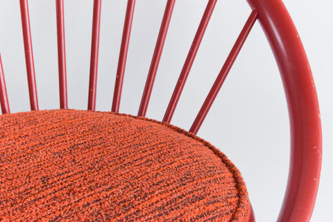 Vintage Circle Rocking Chair by Yngve Ekström for Stol AB Sweden
