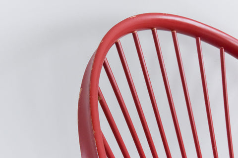 Vintage Circle Rocking Chair by Yngve Ekström for Stol AB Sweden