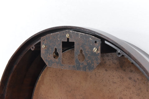 Vintage Round Bakelite Wall Clock by Genalex