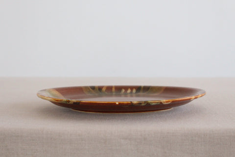 Vintage Rustic Ceramic Studio Pottery Plate by Lamorna PotteryVintage Rustic Ceramic Studio Pottery Plate by Lamorna Pottery