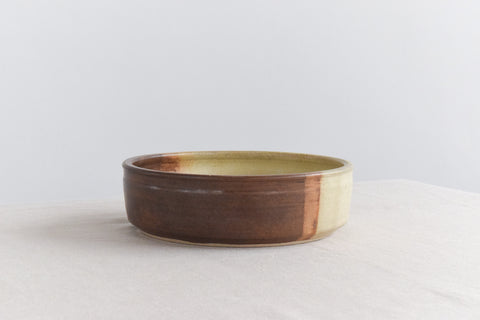 Vintage Rustic Ceramic Studio Pottery Serving Dish