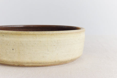 Vintage Rustic Ceramic Studio Pottery Serving Dish