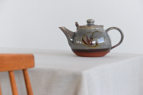 Vintage Rustic Ceramic Studio Pottery Teapot by Taena Pottery / Margaret Leach